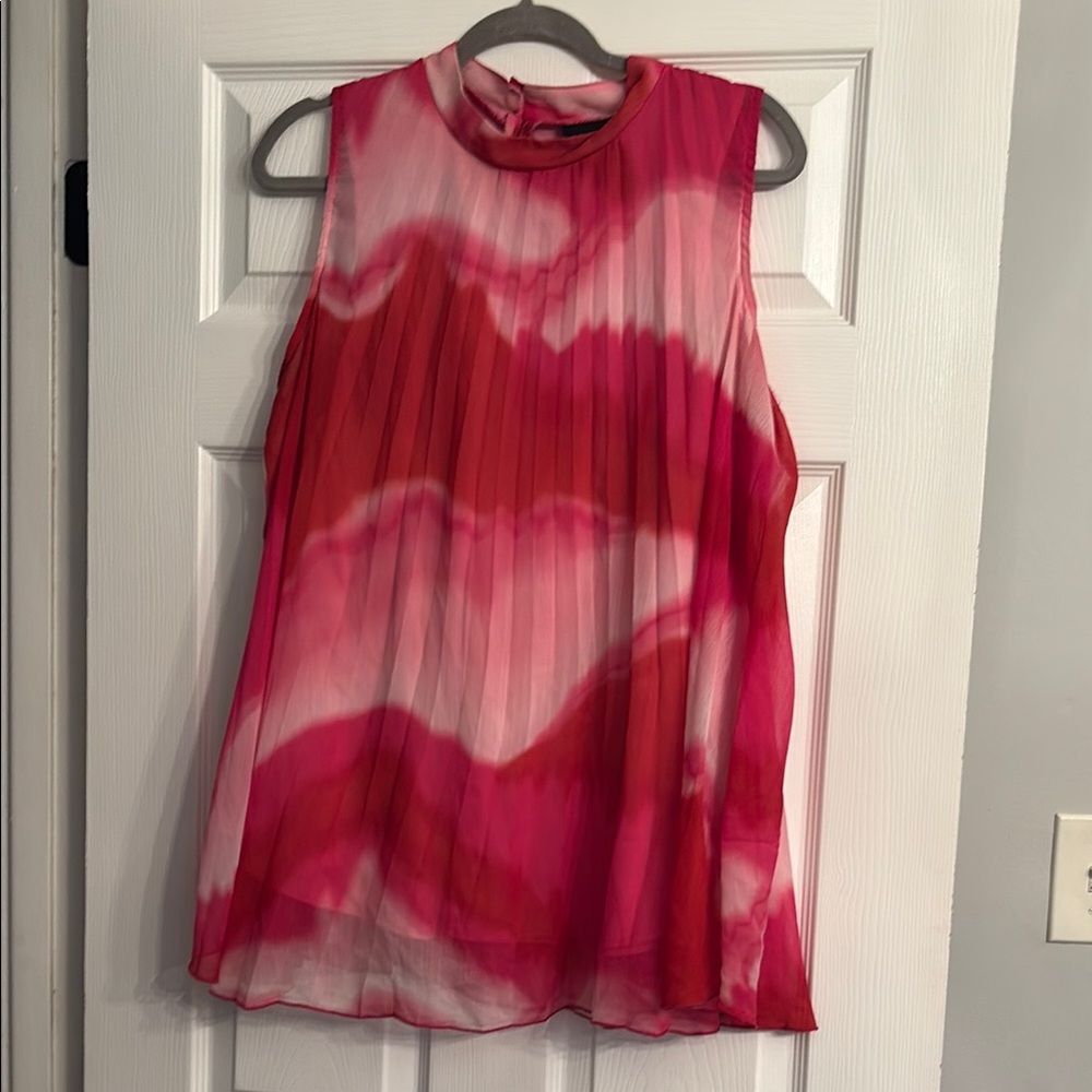 Elegant Pink Sleeveless Top